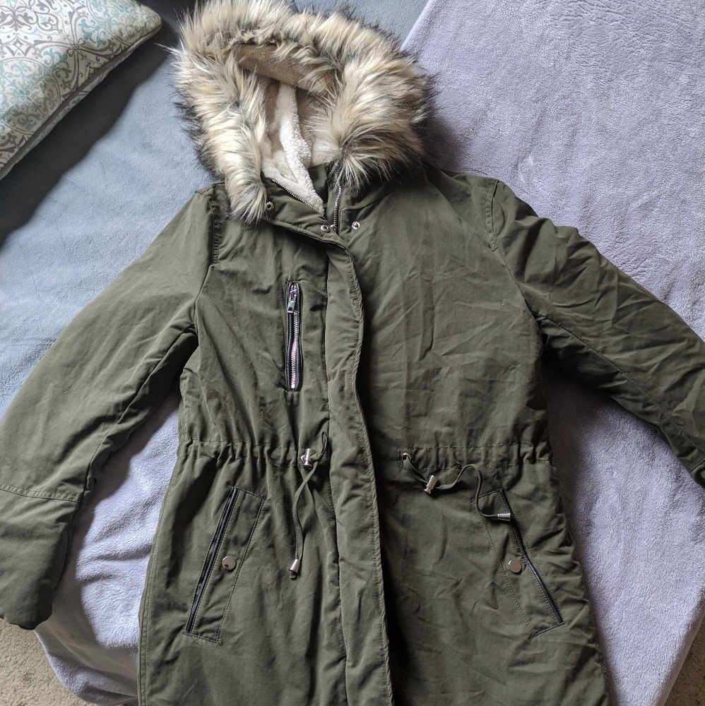 Padded parka with hood